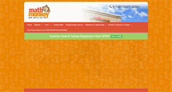 Desktop Screenshot of mathmonkeykc.com